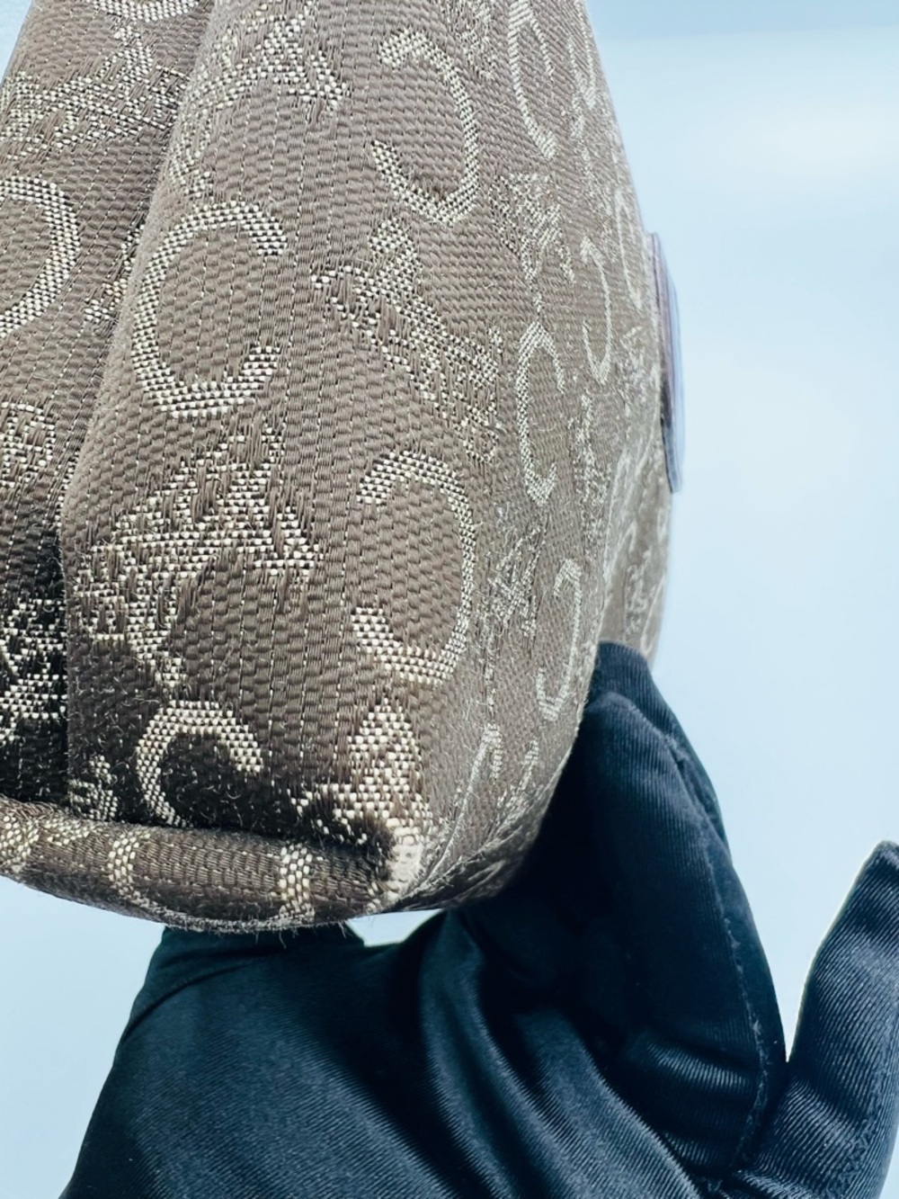 Celine Monogram Canvas Clutch - Picture 9 of 11